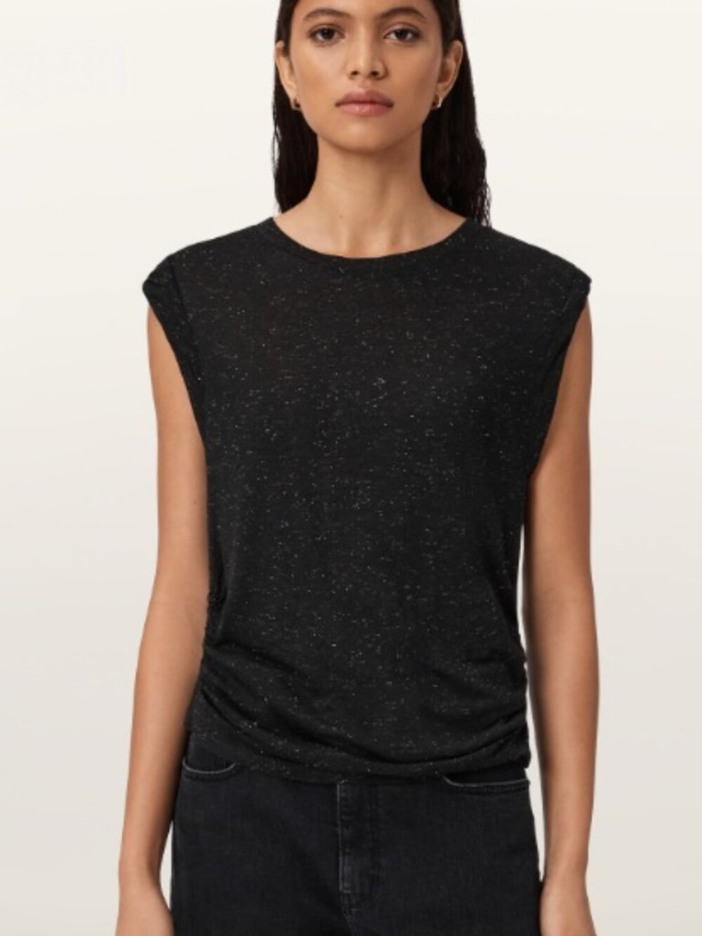 NEW Allsaints West Shimmer Tank Top size medium (fits small)